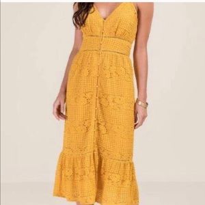 Yellow Lace Dress 💛